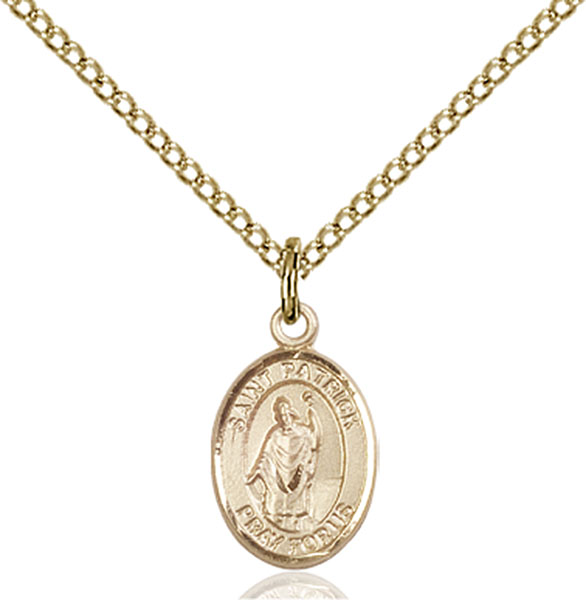 14K Gold-Filled St. Patrick Pendant