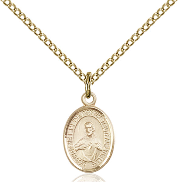 14K Gold-Filled Scapular Pendant