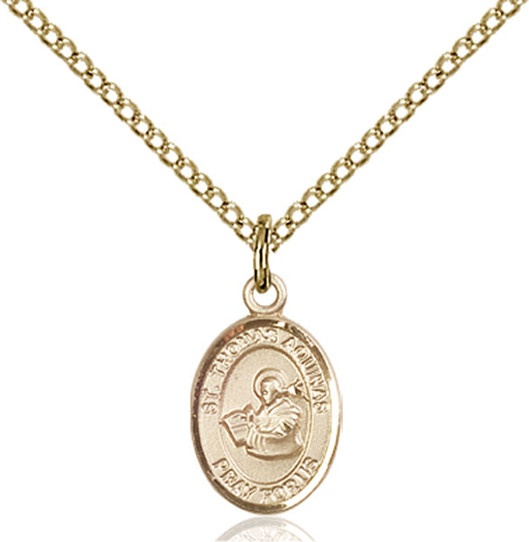 14K Gold-Filled St. Thomas Aquinas Pendant