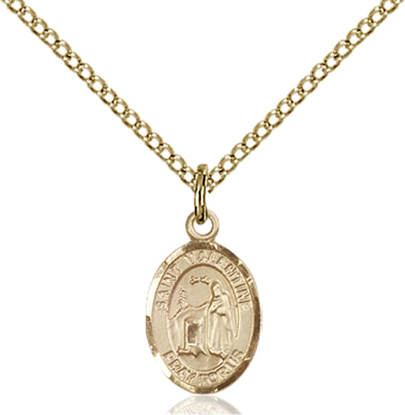 14K Gold-Filled St. Valentine of Rome Pendant