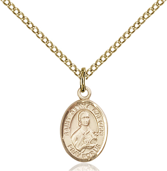 14K Gold-Filled St. Gemma Galgani Pendant