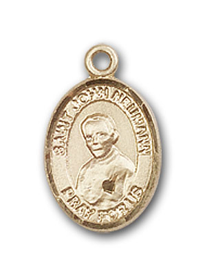 14K Gold St. John Neumann Pendant