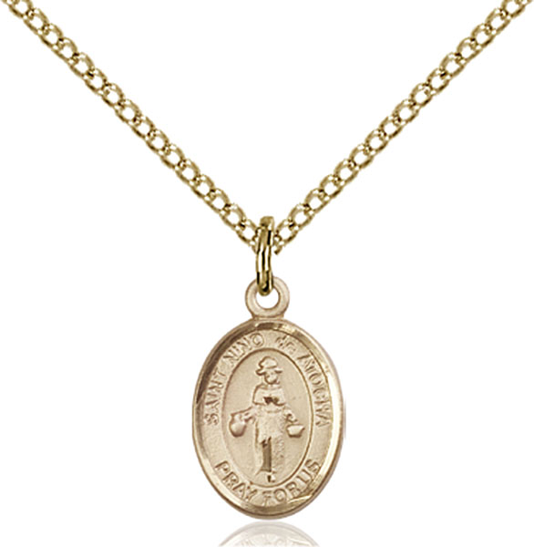 14K Gold-Filled St. Nino de Atocha Pendant