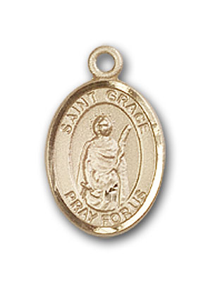14K Gold St. Grace Pendant