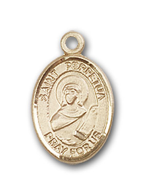 14K Gold St. Perpetua Pendant