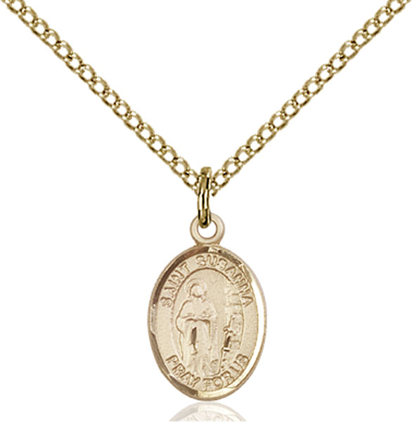 14K Gold-Filled St. Susanna Pendant