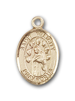 14K Gold St. Felicity Pendant