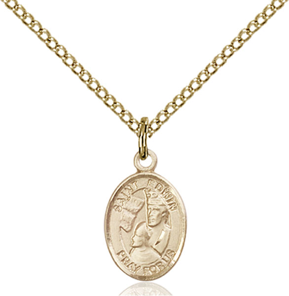 14K Gold-Filled St. Edwin Pendant