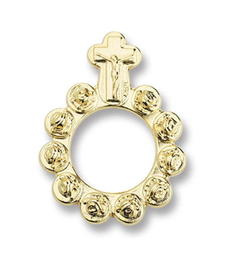 Gold Rosary Ring 25-Pack