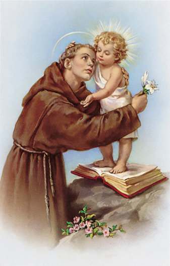 100-Pack - St. Anthony Holy Card