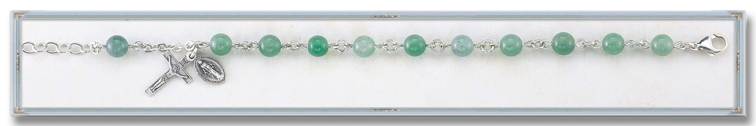 Genuine Aventurine Round Bracelet