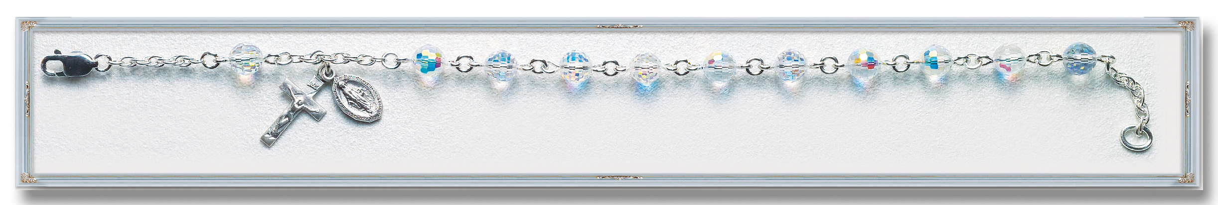 Aurora Multi Faceted Finest Austrian Crystal Bracelet