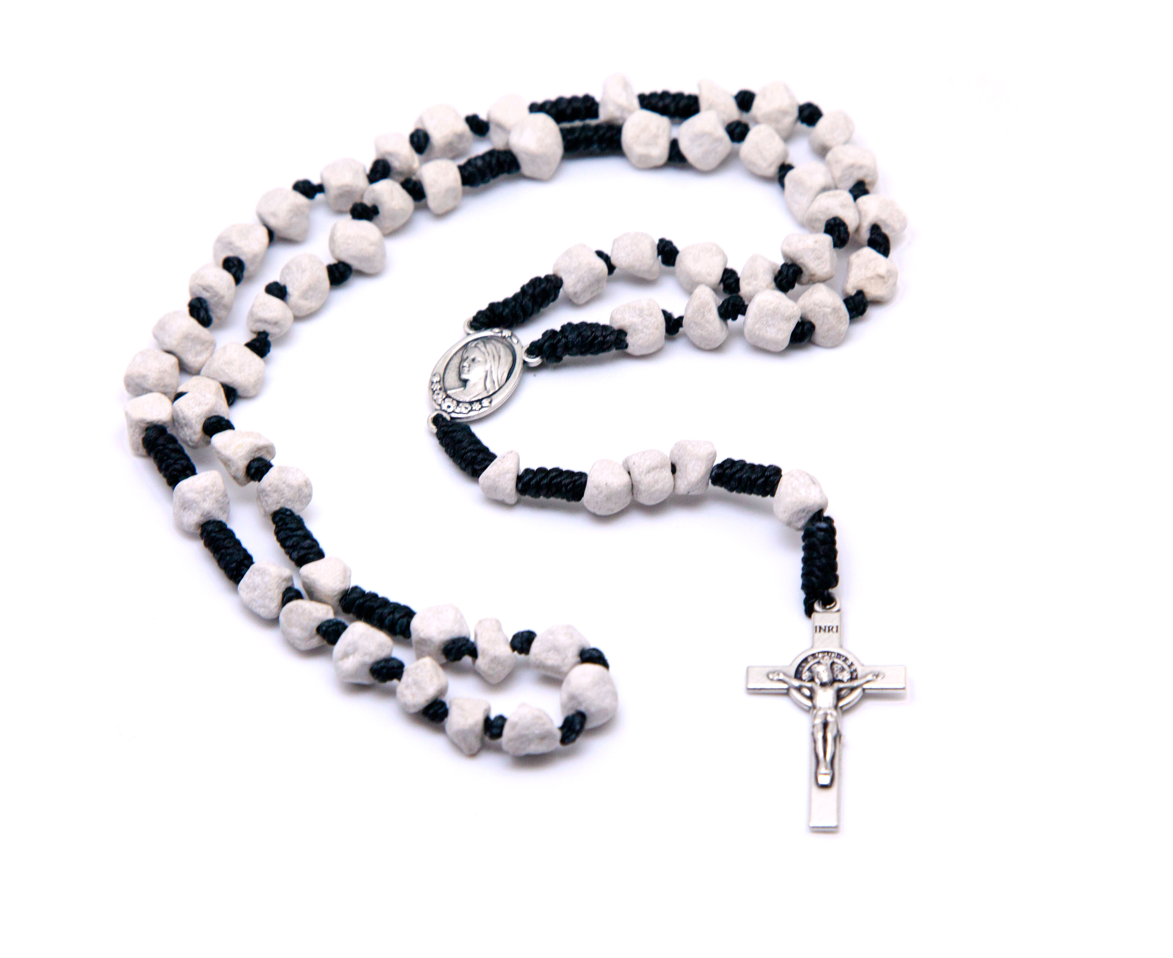 Medjugorje Benedict Stone Rosary - Cord