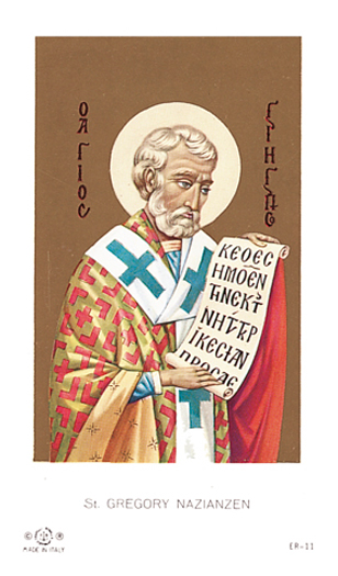 100-Pack - St Gregory Nazianzen Holy Card