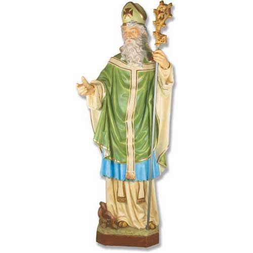 Saint Patrick Staff Realistic - Large Statue