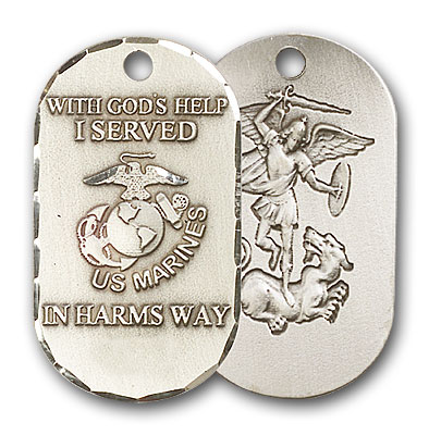 Sterling Silver Marines Pendant