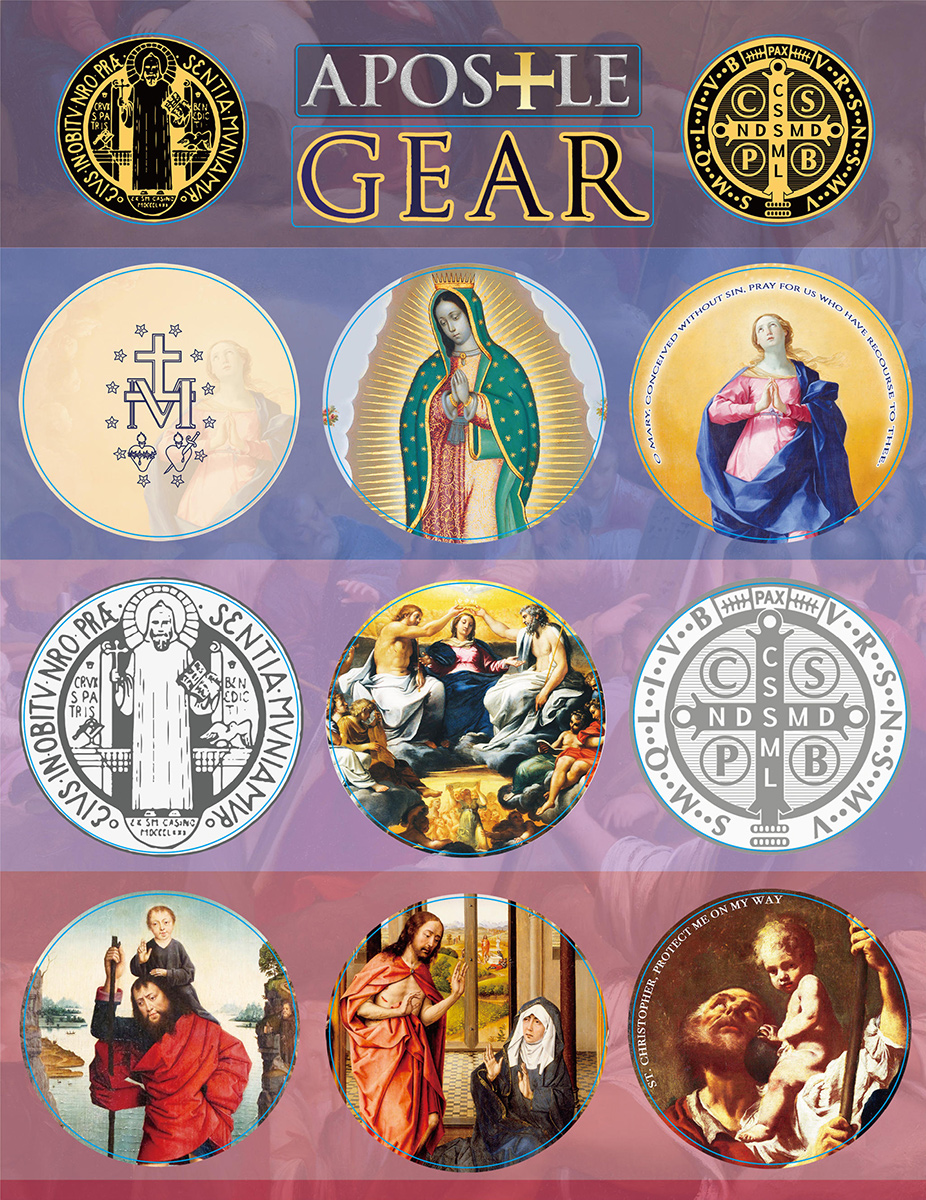 Catholic Sticker Sheet - Apostle Gear