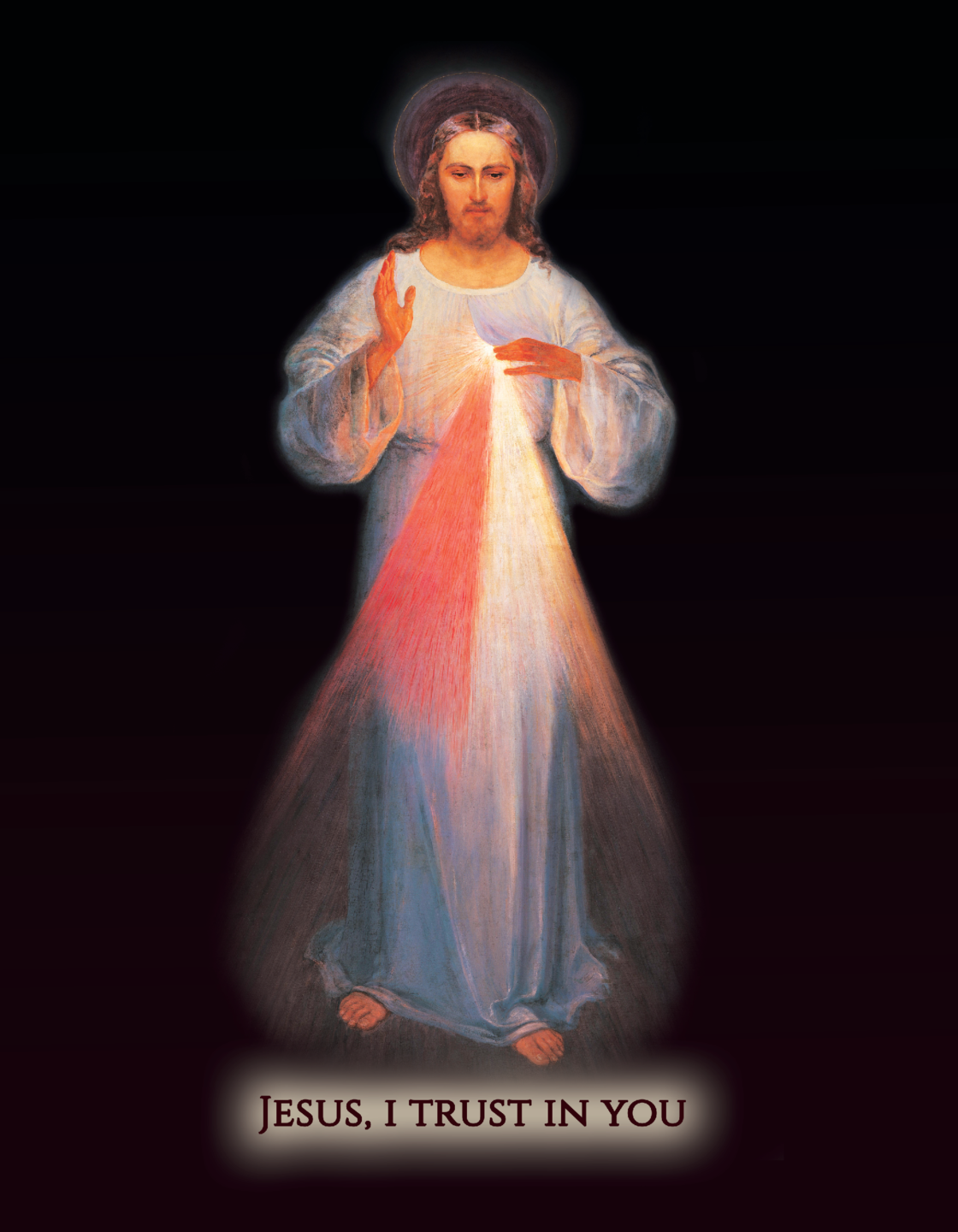 Original Divine Mercy 8.5 X 11 Print - 25-Pack