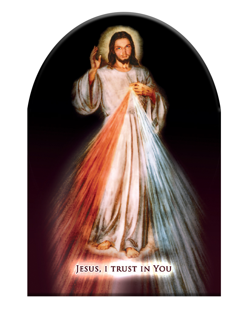 Divine Mercy Jesus I Trust In You Stickers