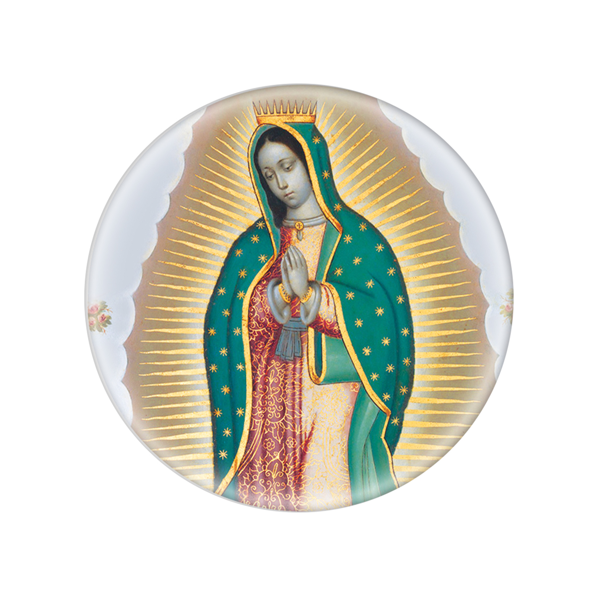 Guadalupe Glass Magnet