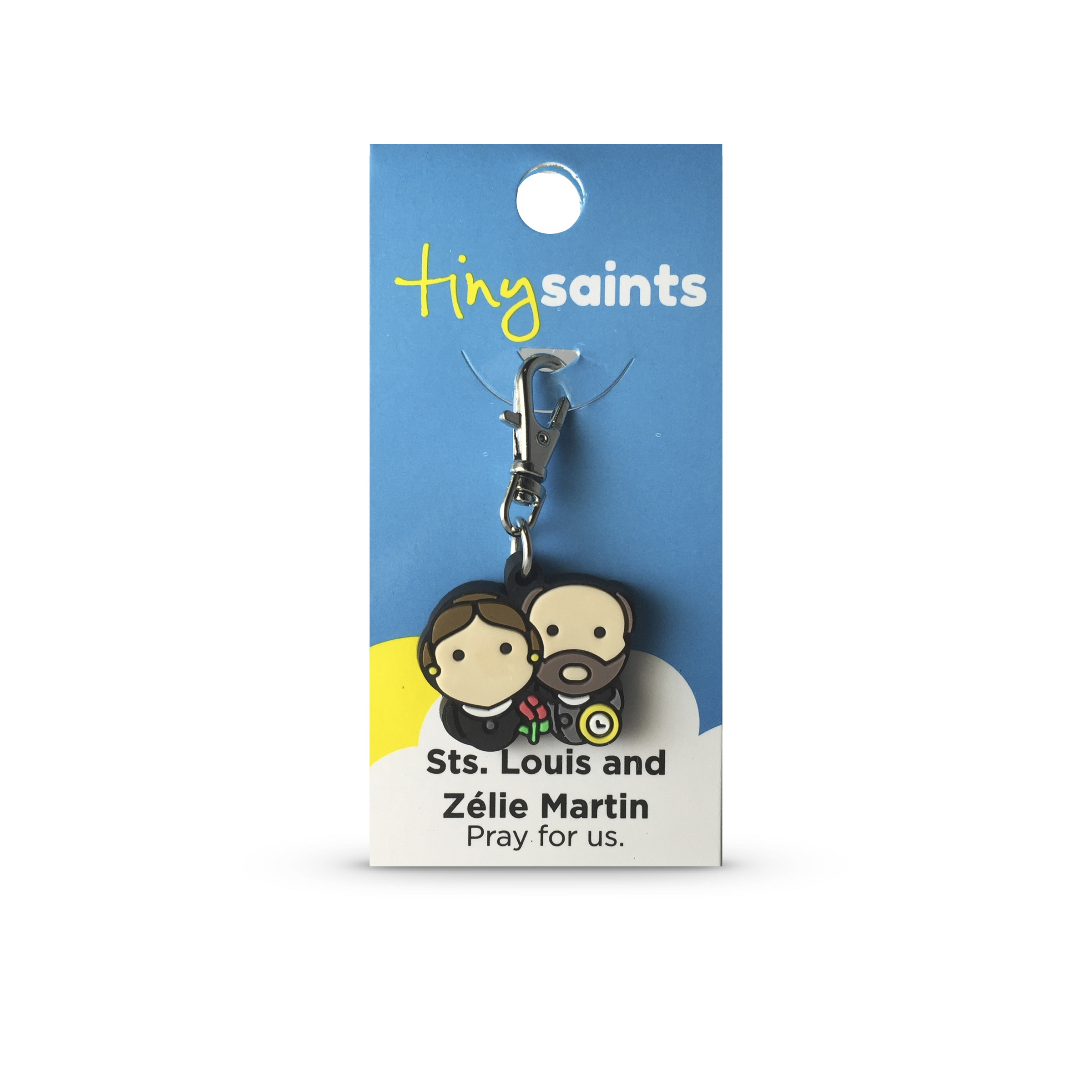 St. Louis and Zelie Martin Tiny Saint Charm