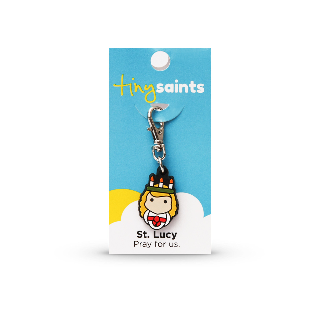 St. Lucy Tiny Saint Charm