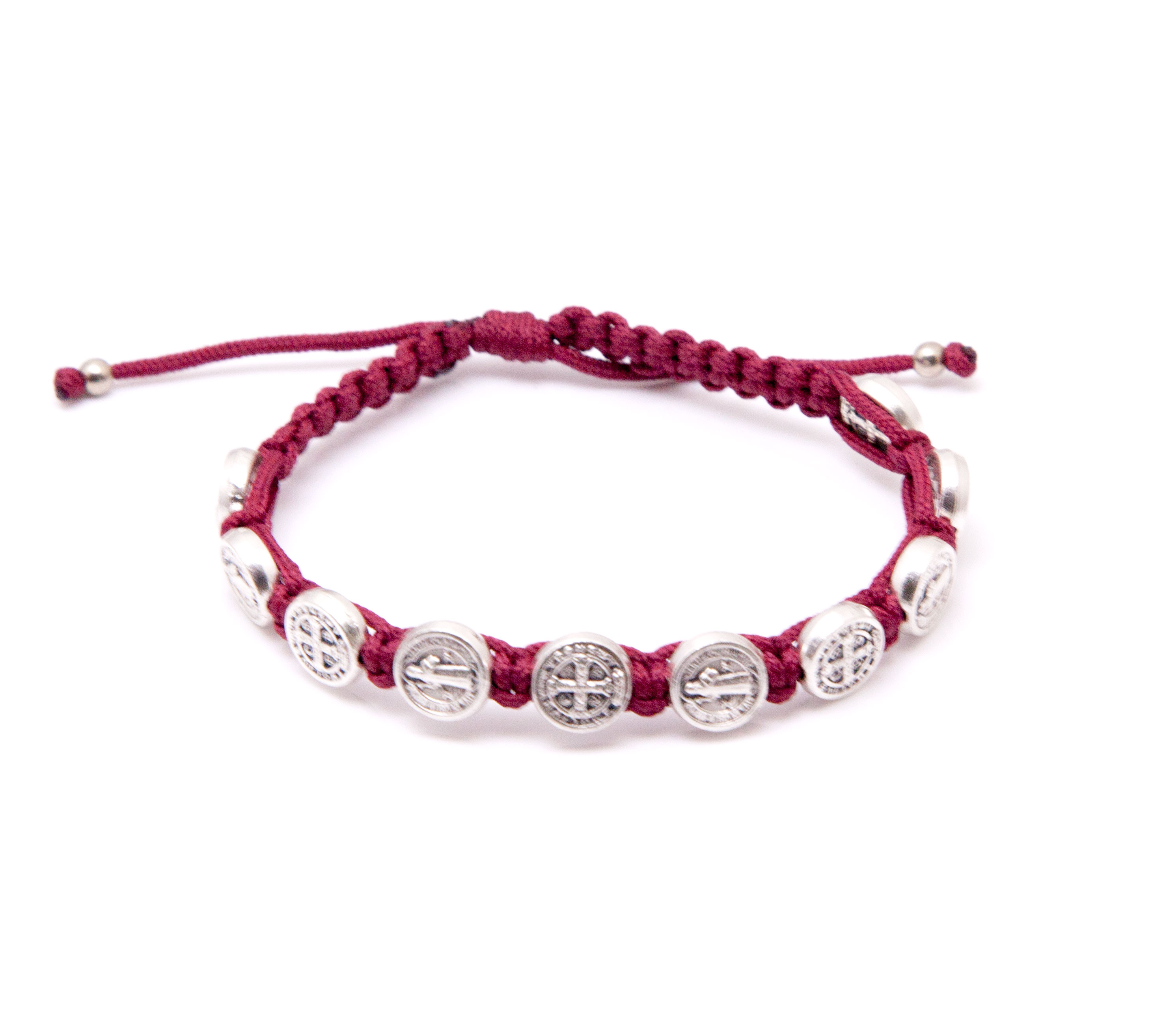 St. Benedict Bracelet - Maroon