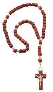 Small Cherry Wood Rosary