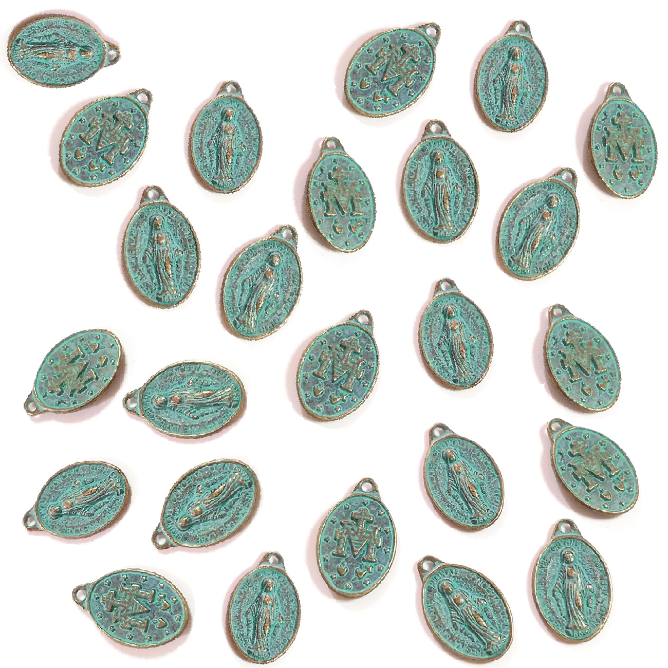 Vintage Miraculous Medals - 25-Pack