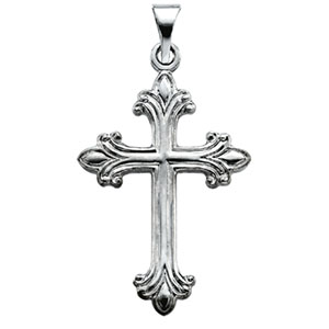 Platinum Cross Pendant