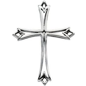 Platinum Cross Pendant