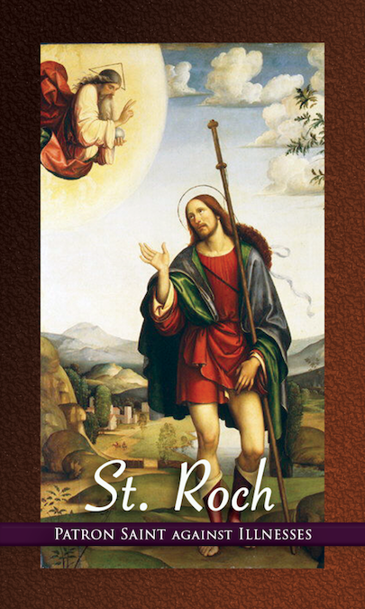 St. Roch Holy Cards 100-Pack - Patron Saint Against Illnesses