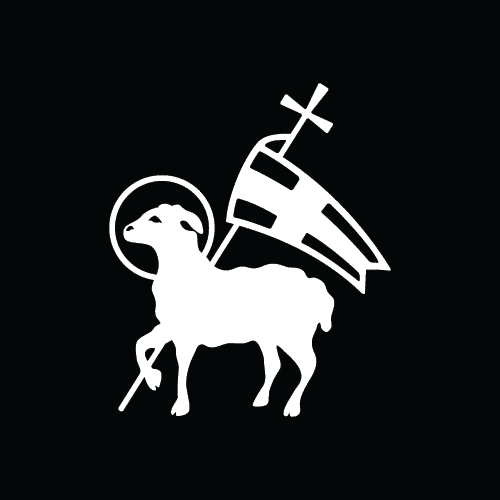 The Victorious Lamb Vinyl ShapeCut Decal