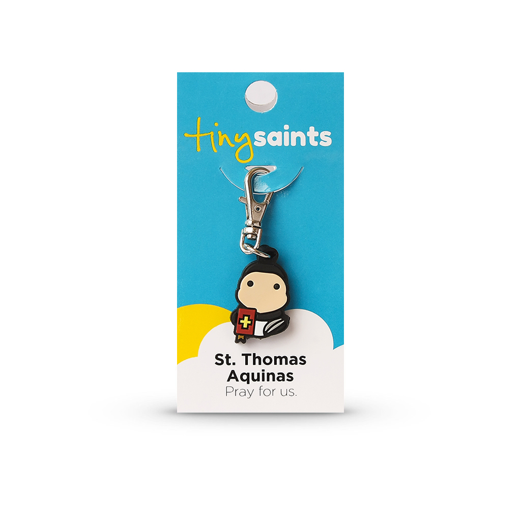 St. Thomas Aquinas Tiny Saint Charm