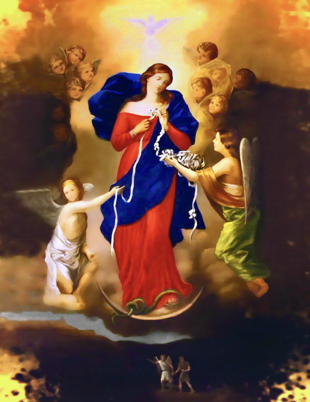 Our Lady Undoer of Knots Print