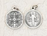 25-Pack - 1 Inch ST BENEDICT [Medium] - Oxidized Pendant