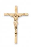 Gold Over Silver Crucifix with 24-inch Chain