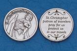 25-Pack - Religious Coin Token - St Christopher with Prayer