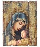 26"H Madonna & Child Panel