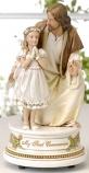7.25-inch Musical Girl With Jesus