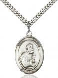 Sterling Silver St. Peter the Apostle Pendant 24
