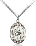 Sterling Silver St. Bernadette Pendant