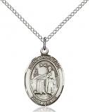Sterling Silver St. Valentine of Rome Pendant
