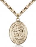 Gold-Filled St. Michael the Archangel Pendant