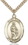 Gold-Filled St. Anne Pendant