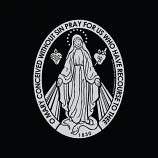 Miraculous Medal Vinyl Transparent Silver Decal