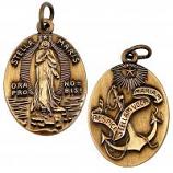 Our Lady Star of the Sea Vintage Medal - Stella Maris