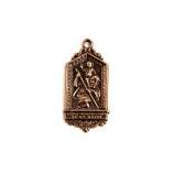 Vintage Bronze St. Christopher Medal