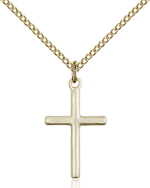 Lourdes Gold Filled Cross On 10K Gold newest 15