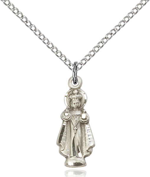 Sterling Silver Infant of Prague Pendant